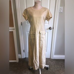 Laura Ashley 100% linen dress